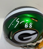 Packers Tight End LUKE MUSGRAVE Signed FLASH Speed Riddell Mini Helmet AUTO FAN