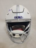JJ MCCARTHY & JUSTIN JEFFERSON SIGNED VIKINGS WINTER SPEEDFLEX HELMET BECKETT QR
