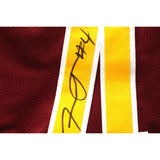 Frankie Luvu Autographed/Signed Pro Style Red XL Jersey Beckett Witness 51836