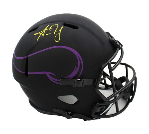 Aaron Jones Signed Minnesota Vikings Speed Full Size Eclipse NFL Helmet