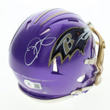Odell Beckham Signed Baltimore Ravens Speed Mini Helmet (Beckett) 3xPro Bowl WR