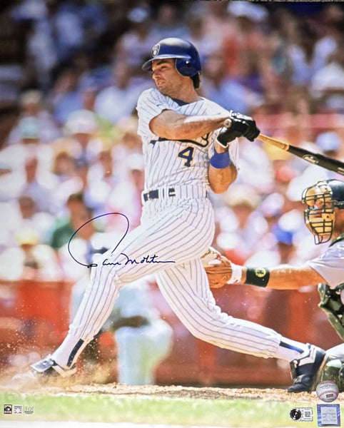 PAUL MOLITOR Signed 16x20 AUTO Photo #6 AUTO - Milwaukee Brewers - BAS