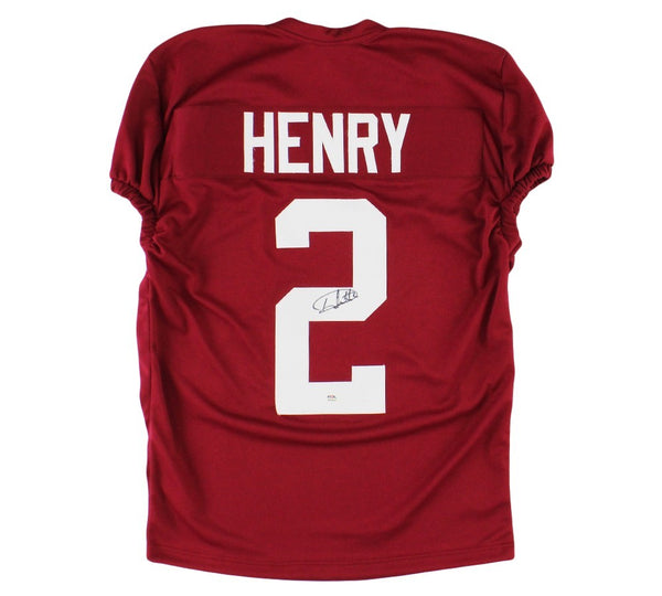 Derrick Henry Signed Alabama Custom Maroon Jersey