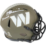 Joe Theismann Signed Washington Commanders 22 STS Mini Helmet MVP Beckett 49701