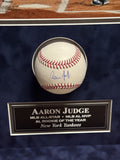 Aaron Judge Yankees Signed Autographed Baseball Framed To 14x18 Fanatics