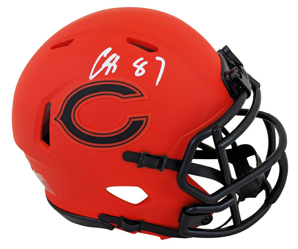 Bears Luther Burden III Authentic Signed Rave Speed Mini Helmet BAS Witnessed