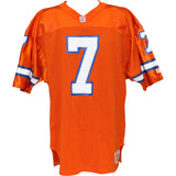 John Elway Autographed Denver Broncos Wilson Sz 44 Orange Jersey Beckett 52845