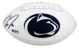 Pat Freiermuth Signed/Autographed Penn State Logo Football Beckett 204800