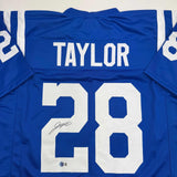Autographed/Signed Jonathan Taylor Indianapolis Blue Jersey JSA COA