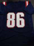 Devin Asiasi Signed New England Patriots Jersey (JSA COA) 2020 3rd Rnd Pck T.E.