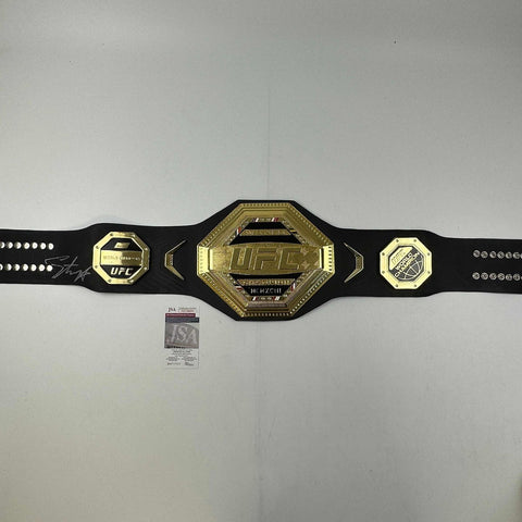 Autographed/Signed Israel Izzy Adesanya UFC Championship Belt JSA COA