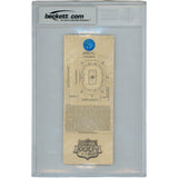 Kurt Warner Autographed Super Bowl XXXIV MVP Slabbed Ticket Stub Beckett 48979