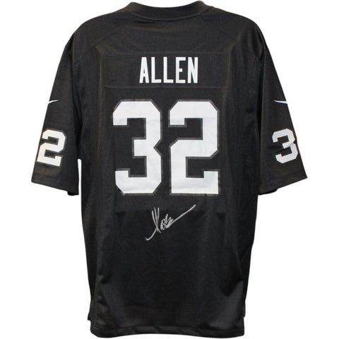 Marcus Allen Autographed Oakland Raiders Nike XL Black Jersey Fanatics 51837