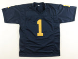 Braylon Edwards Signed Michigan Wolverines Jersey (Beckett) Browns Pro Bowl WR