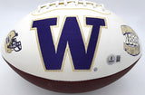 Don James & Warren Moon Autographed Football Washington HOF 06 Beckett BS30054