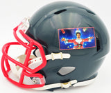 CHEVY CHASE AUTOGRAPHED CHRISTMAS VACATION BLACK MINI HELMET BECKETT 232845