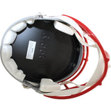 Tedy Bruschi Autographed New England Patriots F/S Helmet Beckett Witness 51691