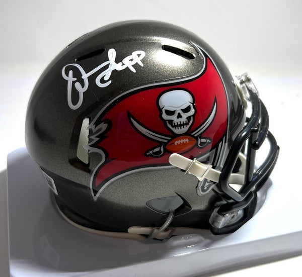 WARREN SAPP Signed Riddell Speed Mini Helmet - Tampa Bay Buccaneers NFL - BAS