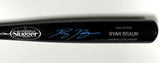 Brewers RYAN BRAUN Signed Louisville Slugger Name Engraved Black Bat AUTO - BAS