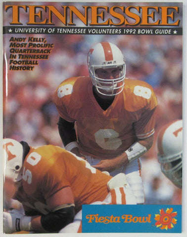 1992 Fiesta Bowl Media/Press Guide Tennessee vs Penn State 136995