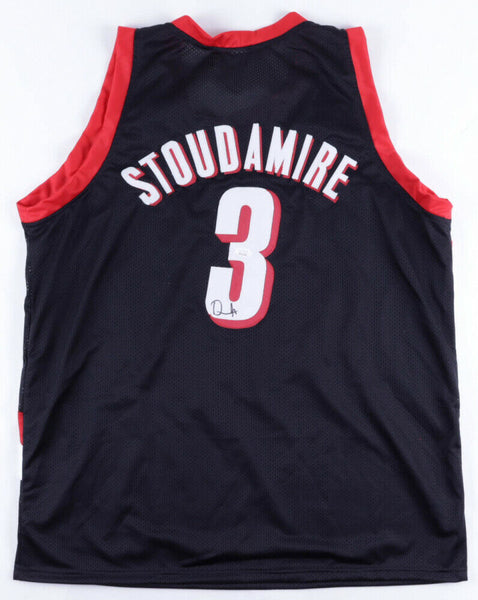 Damon Stoudamire Signed Trail Blazers Jersey (JSA COA) Portland Guard 1998-2005