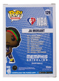 Ja Morant Signed Memphis Grizzlies NBA Funko Pop! #129 JSA