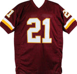 Earnest Byner Autographed Maroon Pro Style Jersey-Beckett W Hologram *Black