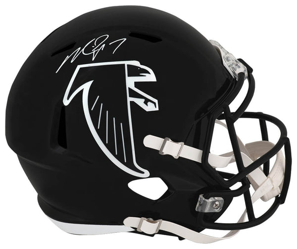 Michael Vick Signed Falcons T/B (90-02 Style) Riddell F/S Rep Helmet - (SS COA)