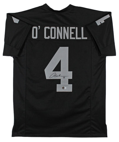 Aidan O'Connell Authentic Signed Black Pro Style Jersey BAS Witnessed