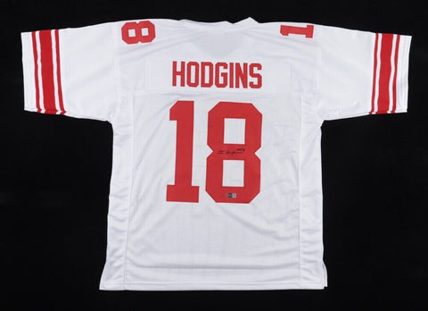 Isaiah Hodgins Signed New York Giants Jersey (Players Ink) 2020 Draft Pick WR