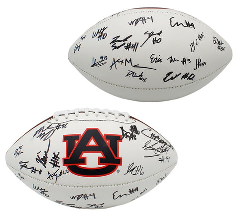 Malik Autry, Cody Sigler Signed Auburn Starting Defense Nike Vapor 24/7 Football