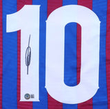 Ansu Fati Signed Barcelona Nike Jersey (Beckett) 2022 World Cup Team / Spain