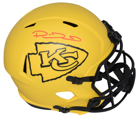 PATRICK MAHOMES AUTOGRAPHED KANSAS CITY CHIEFS RAVE FULL SIZE HELMET BECKETT