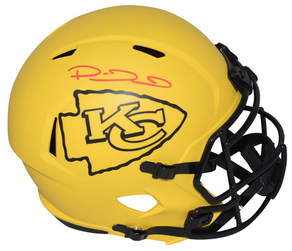 PATRICK MAHOMES AUTOGRAPHED KANSAS CITY CHIEFS RAVE FULL SIZE HELMET BECKETT