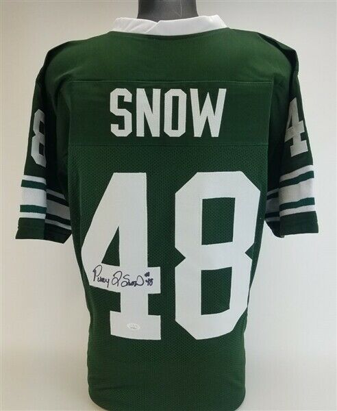 Percy Snow Signed Michigan State Spartans Jersey (JSA COA) Chiefs 1990 1st Rd Pk