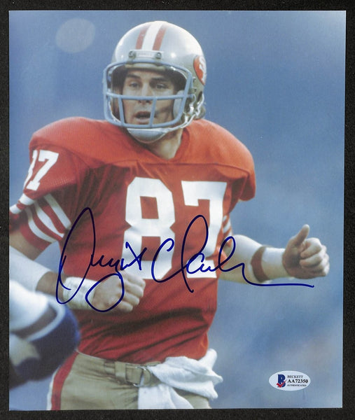 Dwight Clark Signed/Autographed 8x10 Photo 49ers BAS 213775