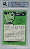 Adrian Dantley Signed 1977 Topps #56 Rookie Card w/HOF Beckett Slab 42910