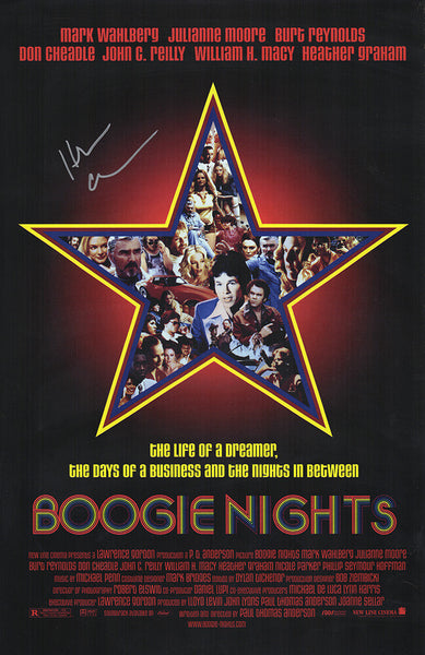 Heather Graham Signed Boogie Nights 11x17 Movie Poster - (SS COA)