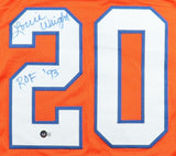 Louis Wright Signed Denver Broncos Jersey Inscribed ROF '93 (Beckett) 5xPro Bowl