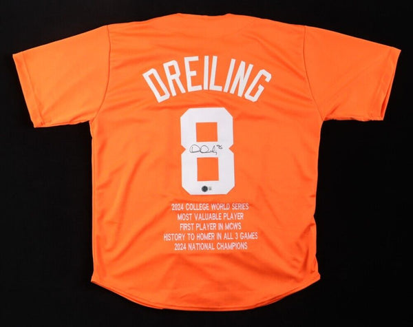 Dylan Dreiling Signed Tennessee Volunteers Career Highlight Jersey (Beckett) O.F
