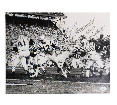 Joe Namath Signed New York Jets Unframed 11x14 B/W NFL Photo with Inscription