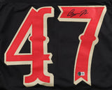 Bryce Huff Signed San Francisco 49ers Jersey (Beckett) Ex-Memphis Tiger Def. End