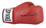 Lennox Lewis Authentic Signed Red Right Hand Everlast Glove W/ Case BAS Witness