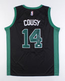 Bob Cousy Signed Boston Celtics Jersey Inscribed "Peace"(JSA COA) 6xNBA Champion