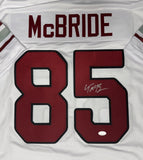 TREY MCBRIDE - Signed Custom White Jersey AUTO - Arizona Cardinals - BAS