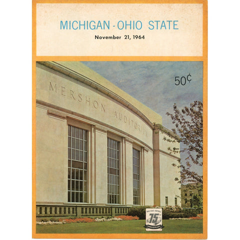 Ohio State Buckeyes vs Michigan Wolverines 11/21/1964 Gameday Magazine 59313