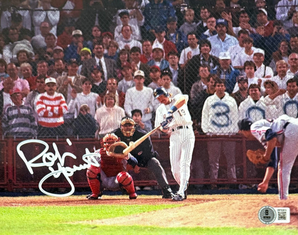 ROBIN YOUNT - Milwaukee Brewers - Signed 8x10 Photo #1 AUTO - BAS