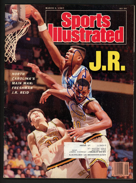 J.R. Reid Autographed Sports Illustrated Magazine North Carolina SKU #241289