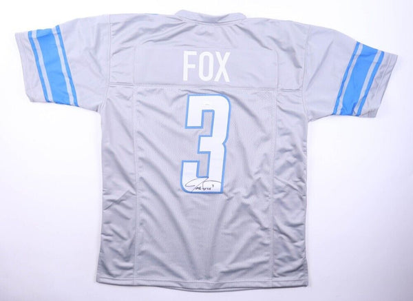 Jack Fox Signed Detroit Lions Throwback Jersey (JSA) 2xPro Bowl Punter 2020/2024