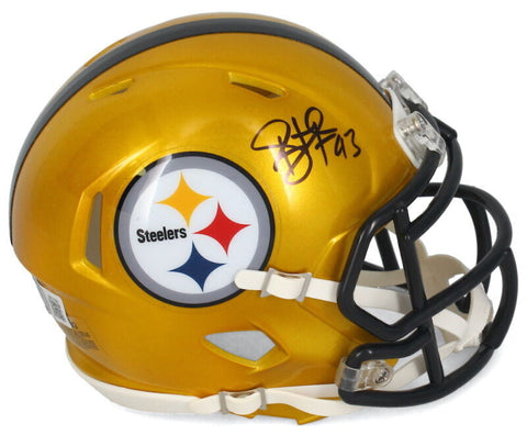 Troy Polumalu Autographed Pittsburgh Steelers Flash Speed Mini Helmet Beckett